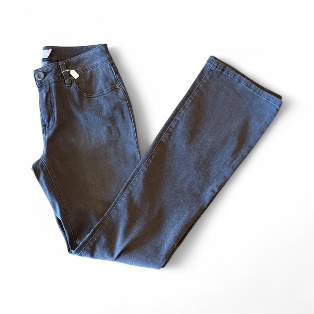 Cabi Jeans Curvy Slim Boot Black Denim Jeans Women Sz 6 Style 3043L